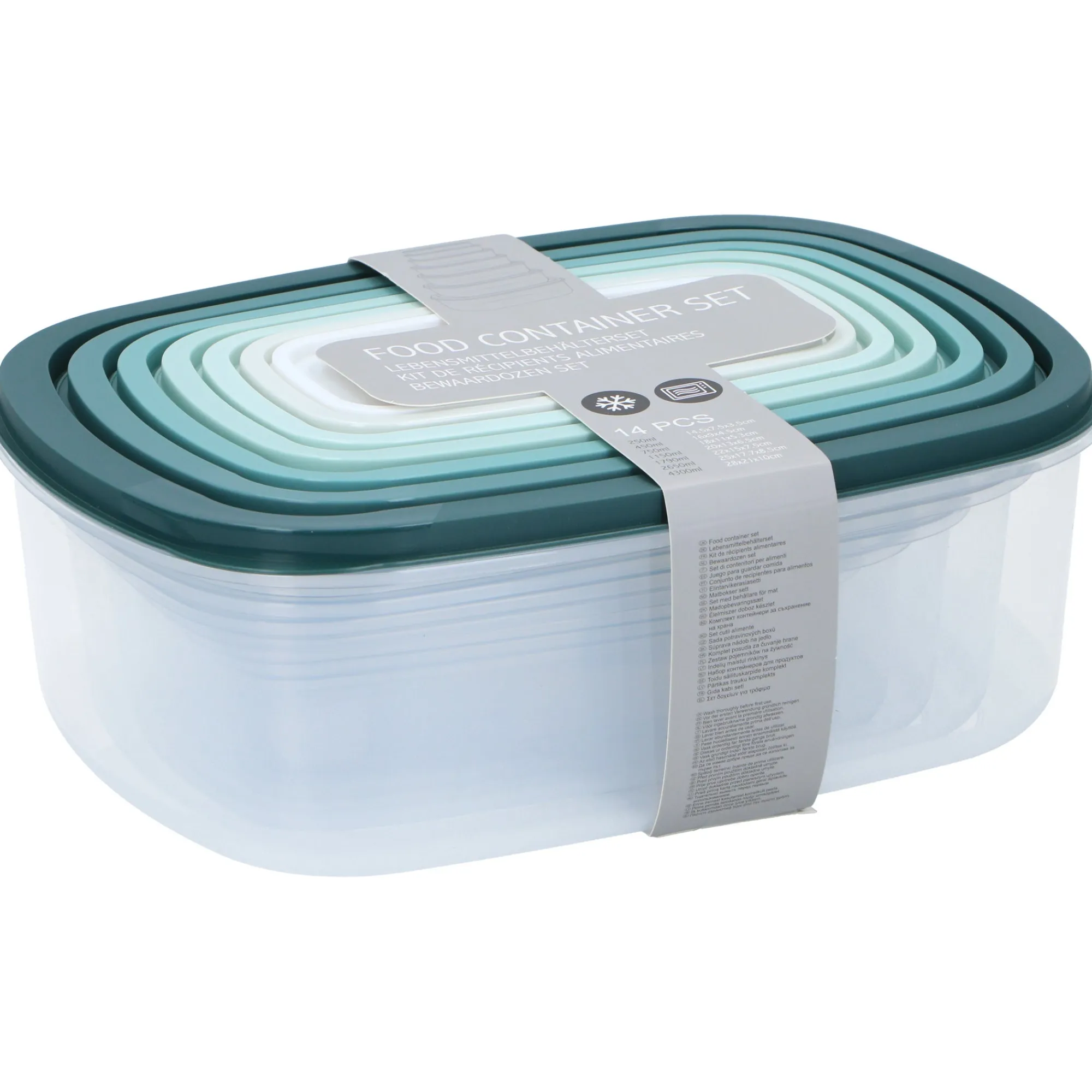 Van Cranenbroek Opbergen|Koken & Tafelen>Opbergdoos voedsel 14-delig