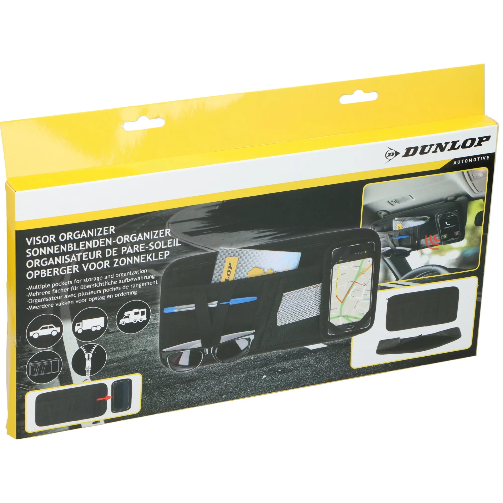 Dunlop Autoaccessoires>Opberger zonneklep