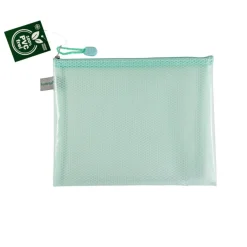FolderSys Opbergen>Opbergtas A5 met rits pastelgroen