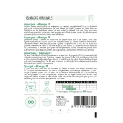 Horti Tops Moestuin>Paarse asperge Albenga