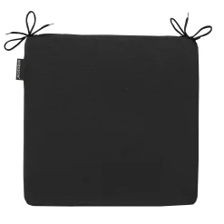Madison Tuinkussens>Panama black zitkussen uni 40x40