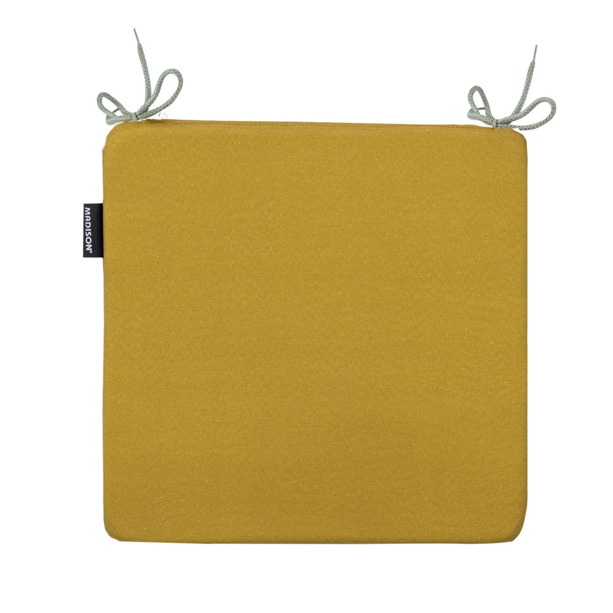 Madison Tuinkussens>Panama mosterd B245 Zitje uni 40x40