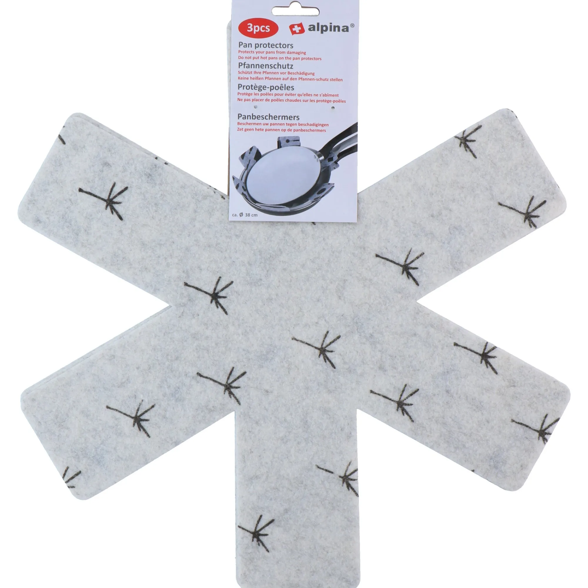 Alpina Koken & Tafelen>Panbeschermer 38 cm 3 stuks