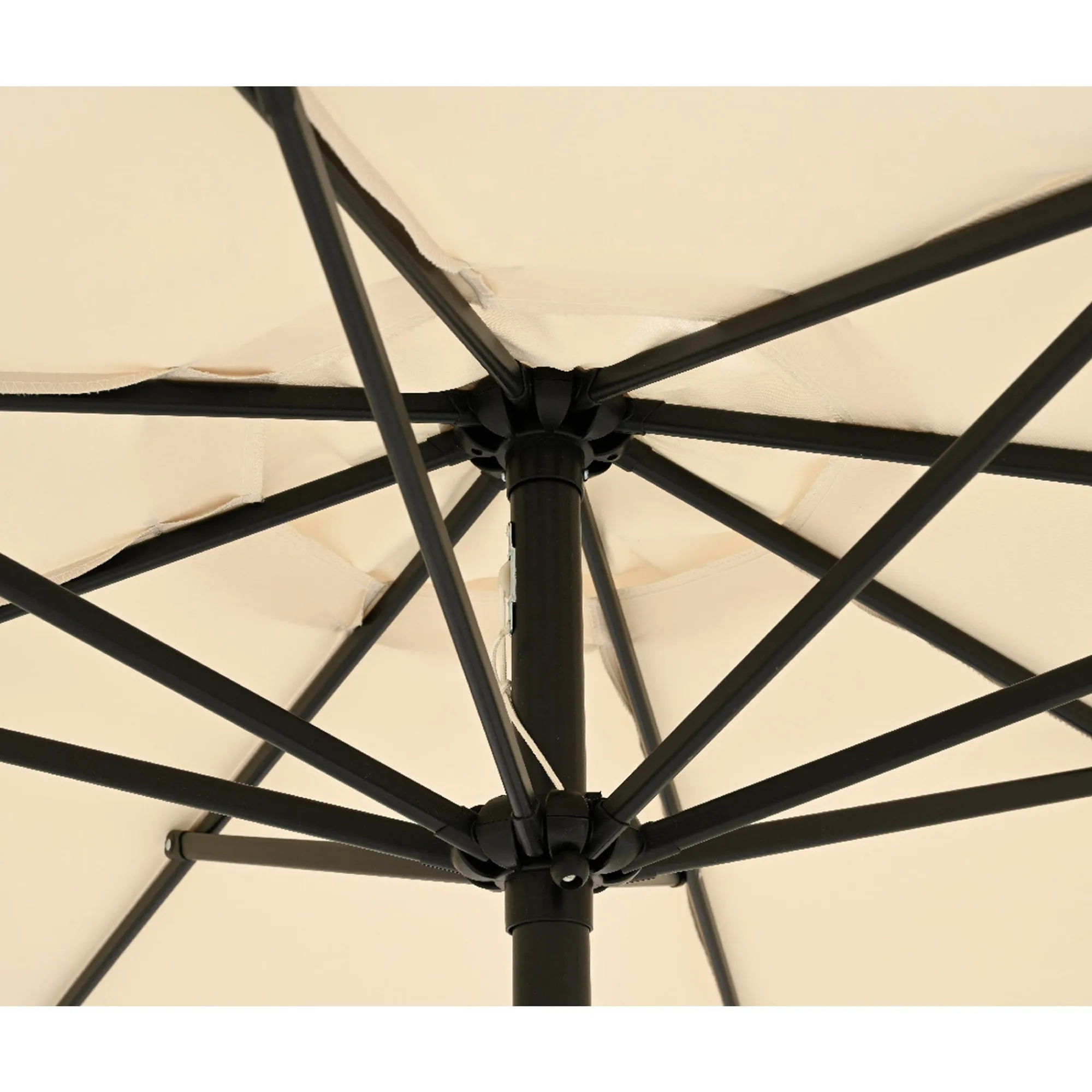 Decoris Parasol>Parasol Hamama 270cm ecru