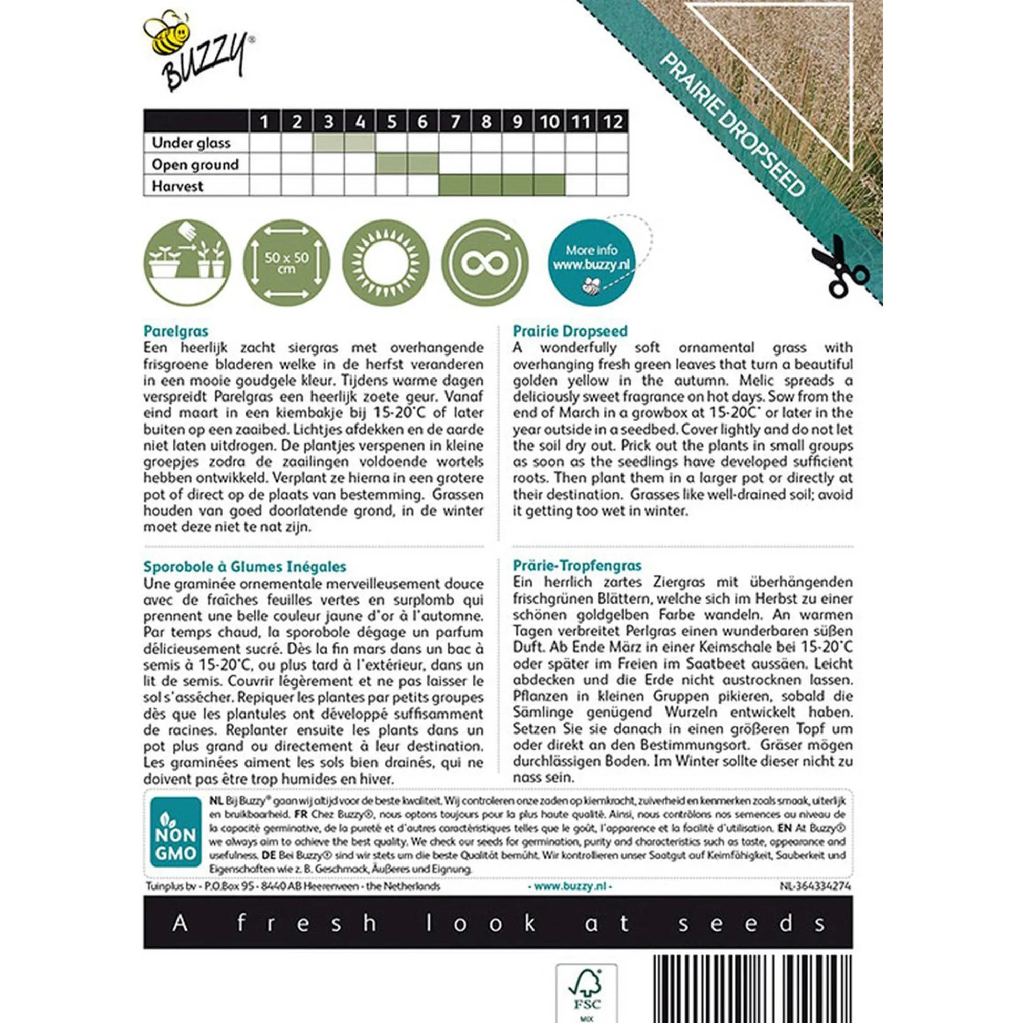 Buzzy Moestuin>Parelgras