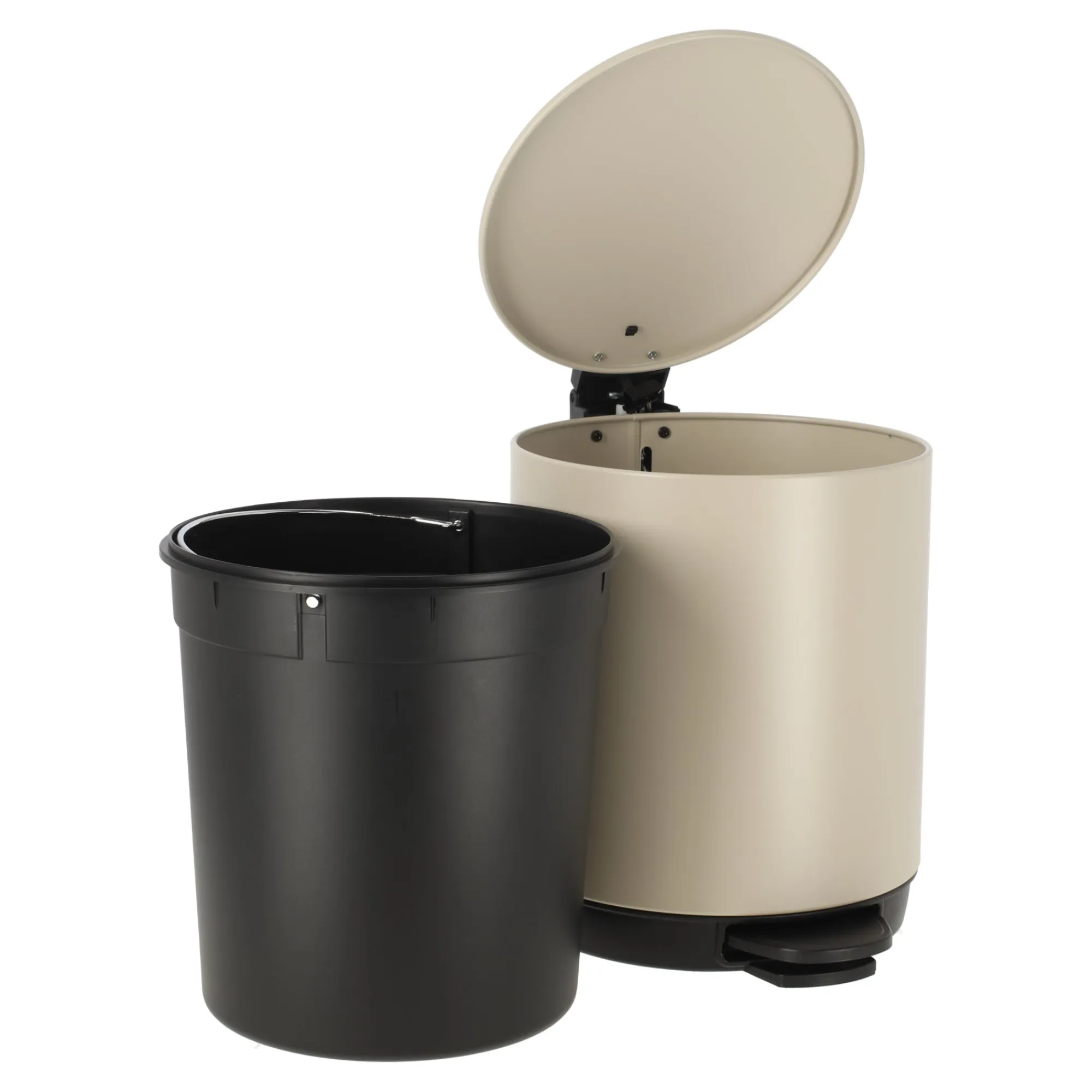 Nevac Schoonmaken>Pedaalemmer soft close 5L beige