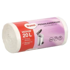 Dumil Schoonmaken>Pedaalemmerzak medium 20L 50st