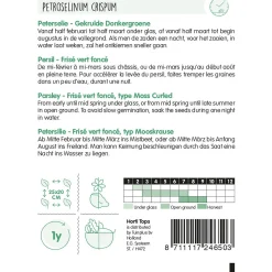Horti Tops Moestuin>Peterselie gekrulde donkergroen zaad