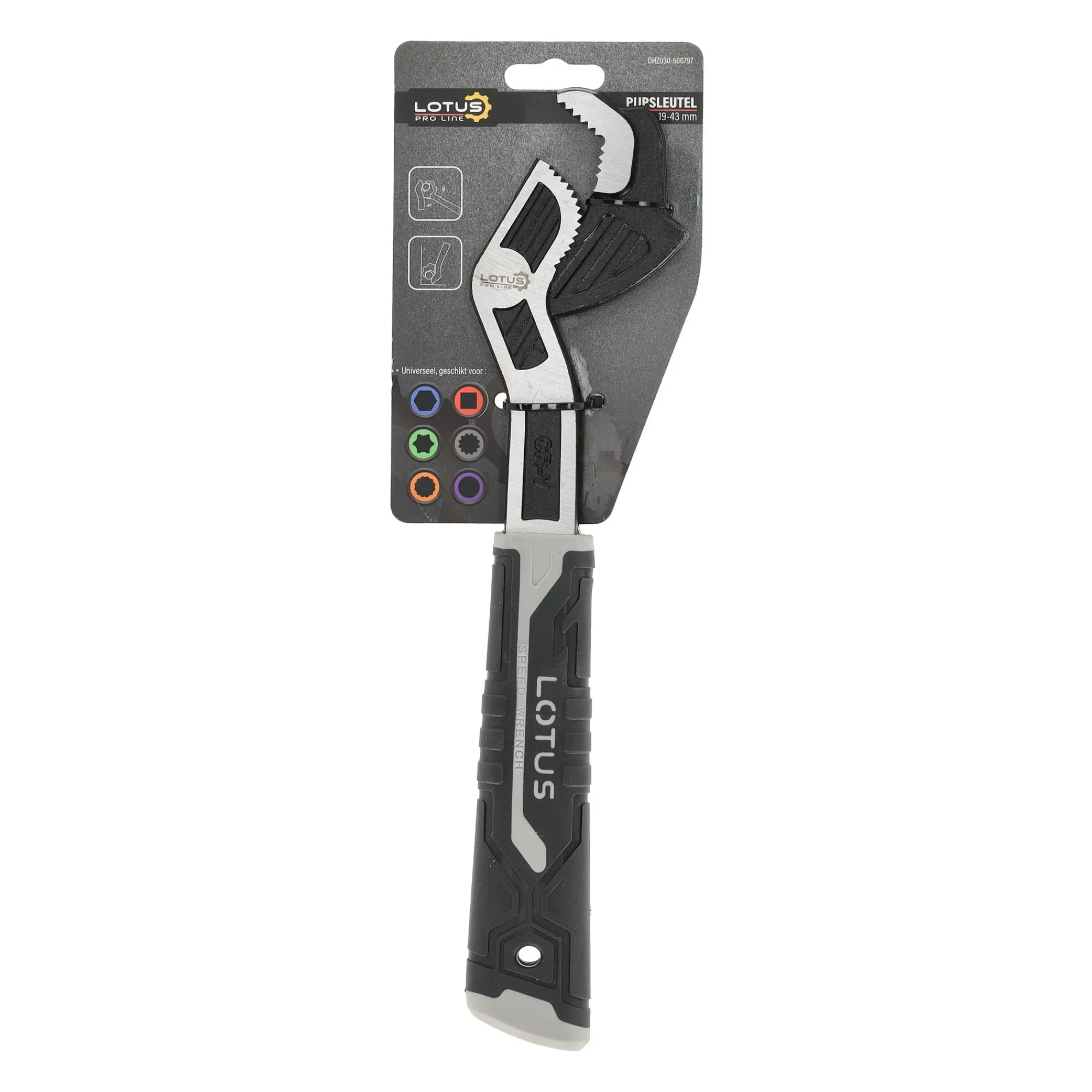 Lotus Handgereedschap>Pijpsleutel auto-lock 19-43 mm Pro Line