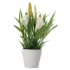 Everlands Kunstplanten En Kunstbloemen>Plant in pot 20 cm diverse assorti