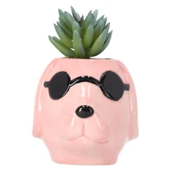 Natural Collections Kunstplanten En Kunstbloemen>Plant in pot keramiek 11 x 8 x 12 cm