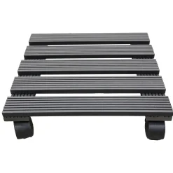 Bel Garden Vazen En Potten|Woondecoratie>Plantentrolley 30 x 30 cm 100 kg zwart