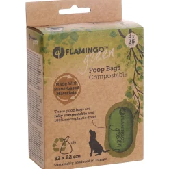 Flamingo Hondenverzorging>Poepzak composteerbaar cardun 4x25st