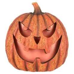 Van Cranenbroek Woondecoratie>Pompoen vlam oranje 22 cm led