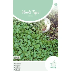 Horti Tops Moestuin>Postelein groene, zaad