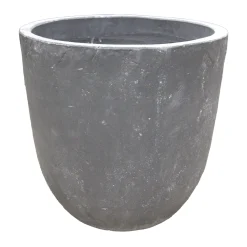 Mega Collections Tuindecoratie>Pot Arizona egg washed grey 25 cm