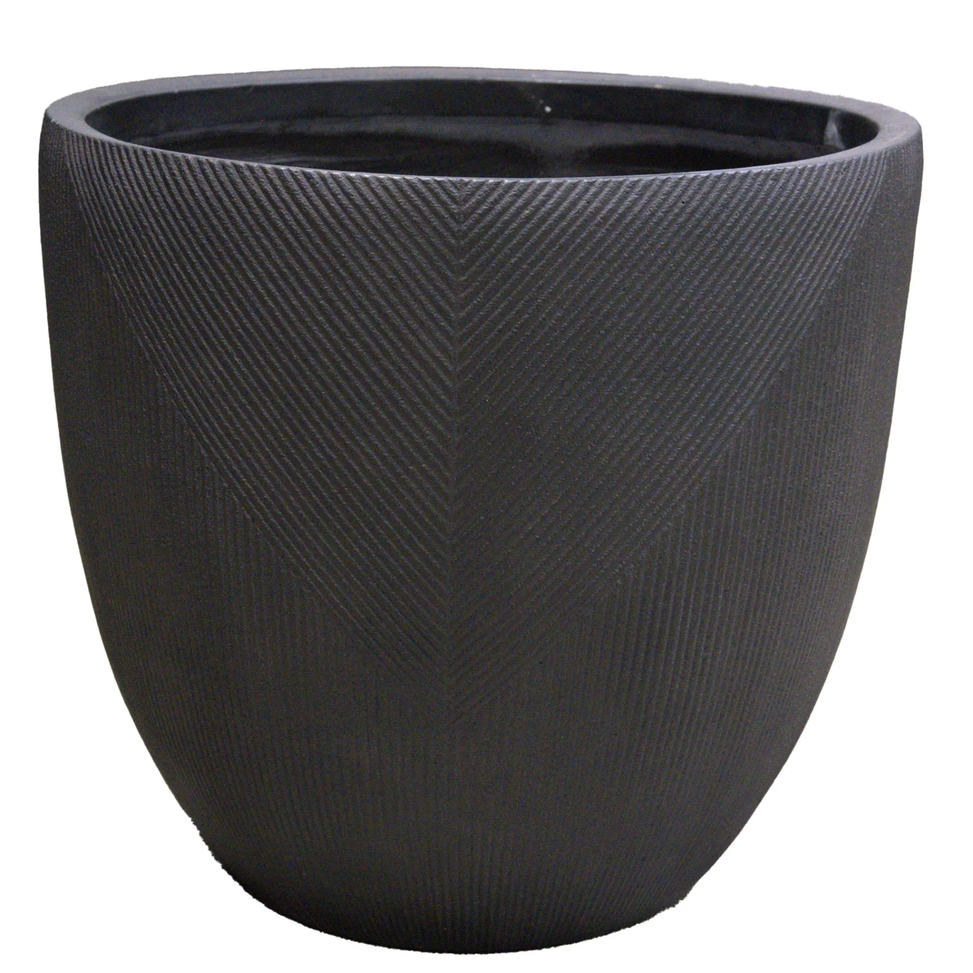 Tuindecoratie>Pot Borrano zwart 24 cm