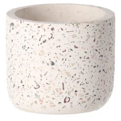 Natural Collections Vazen En Potten>Pot cement wit 12 x 10 cm