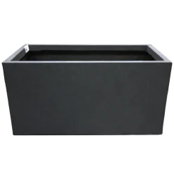 Mega Collections Tuindecoratie>Pot Clayfibre Bigular antracite 60 cm