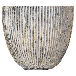 Mega Collections Vazen En Potten>Pot Egg Cosmic Gold 16 cm