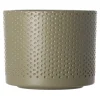 Mica Decorations Vazen En Potten>Pot Era rond groen relief 10 x 12 cm