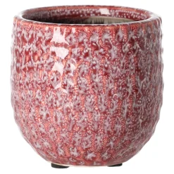 Natural Collections Vazen En Potten>Pot keramiek roze 8 x 8 cm