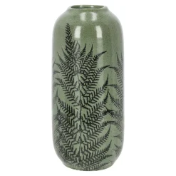 Vazen En Potten>Pot leaves groen 30 cm