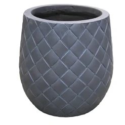 Tuindecoratie>Pot Lisciano grijs 22 cm