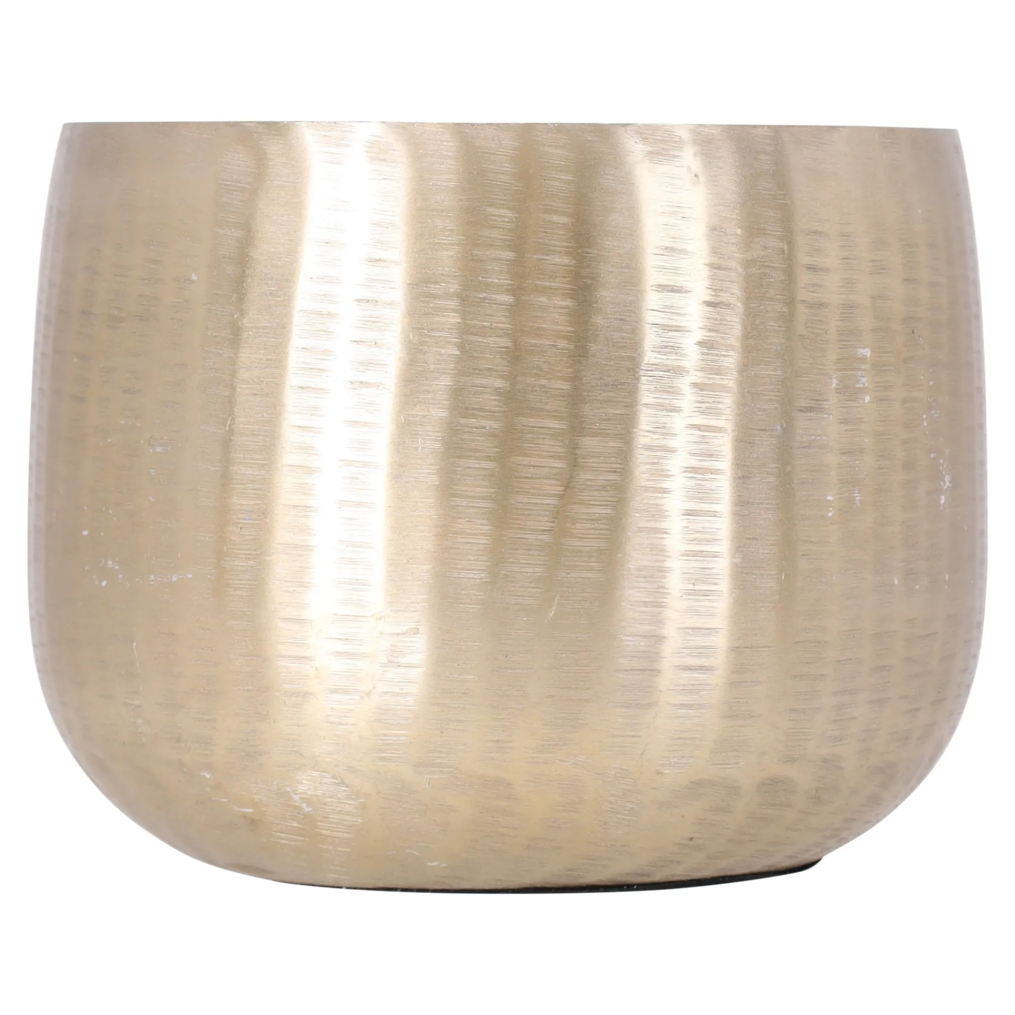 House of Seasons Vazen En Potten>Pot Rista rond champagne 14 x 17 cm