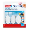 Tesa Bouw>Powerstrips haak S ovaal wit