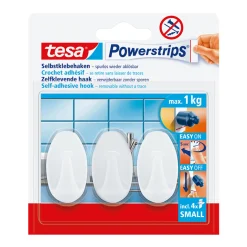 Tesa Bouw>Powerstrips haak S ovaal wit
