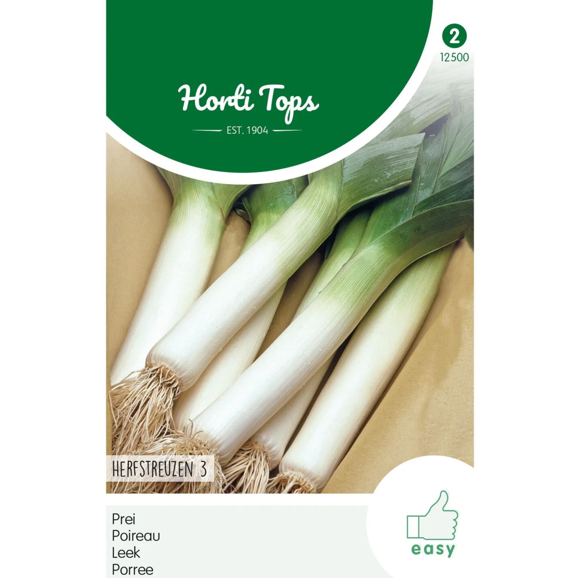 Horti Tops Moestuin>Prei Herfstreuzen 3, type Olifant, zaad