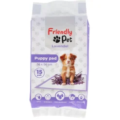 Friendly Pet Hondenverzorging>Puppy pad met lavendel 56 x 56 cm 15st.