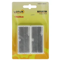 Lotus Autoaccessoires>Reflektor RH 70x28mm wit 2st TP-029