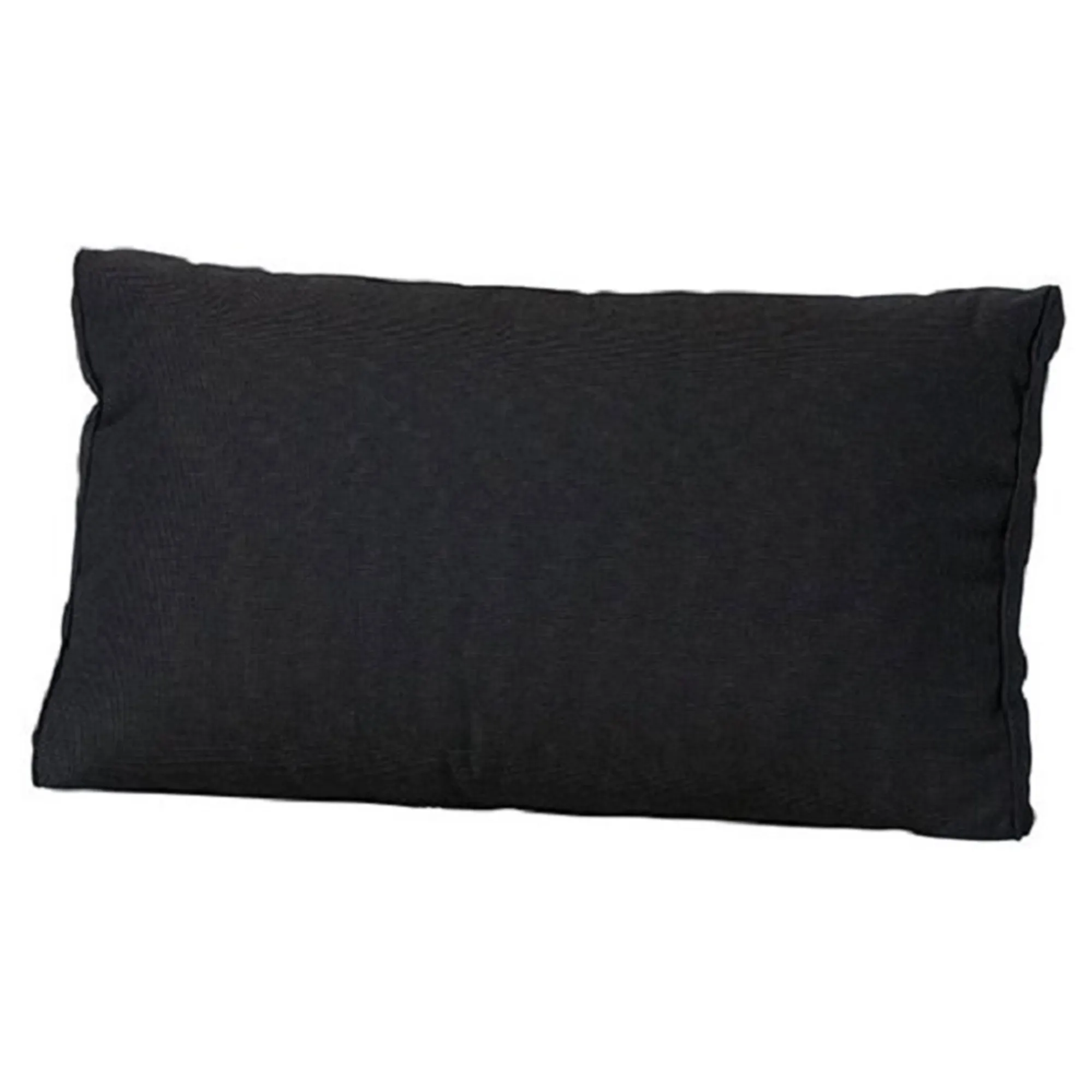 Madison Tuinkussens>Rib black F115 loungek 60x40 rug