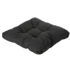 Madison Tuinkussens>Rib black F115 loungek 60x60 zit