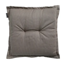 Madison Tuinkussens>Rib light grey hocker 50x50