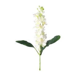 O'malley Kunstplanten En Kunstbloemen>Ridderspoor 51 cm wit