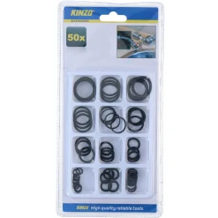 Kinzo Pompen En Sproeien>Ringenset rubber 50st assorti