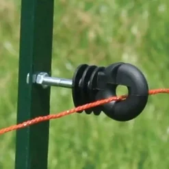 Koltec Afrastering>Ringisolator metalen paal