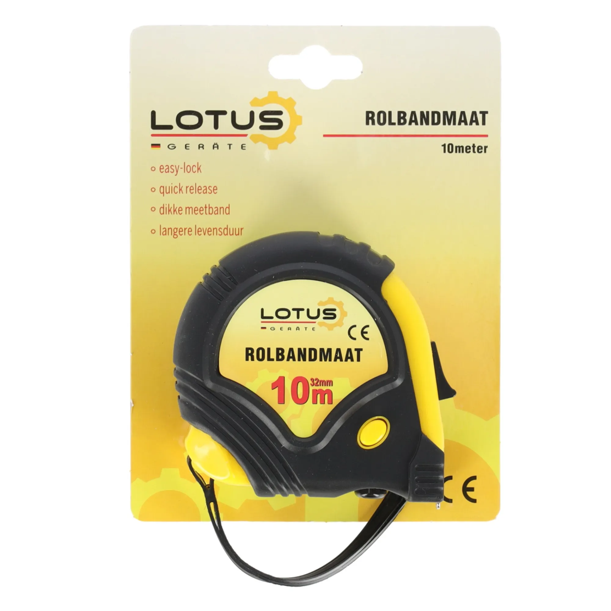 Lotus Handgereedschap>Rolbandmaat 10 m