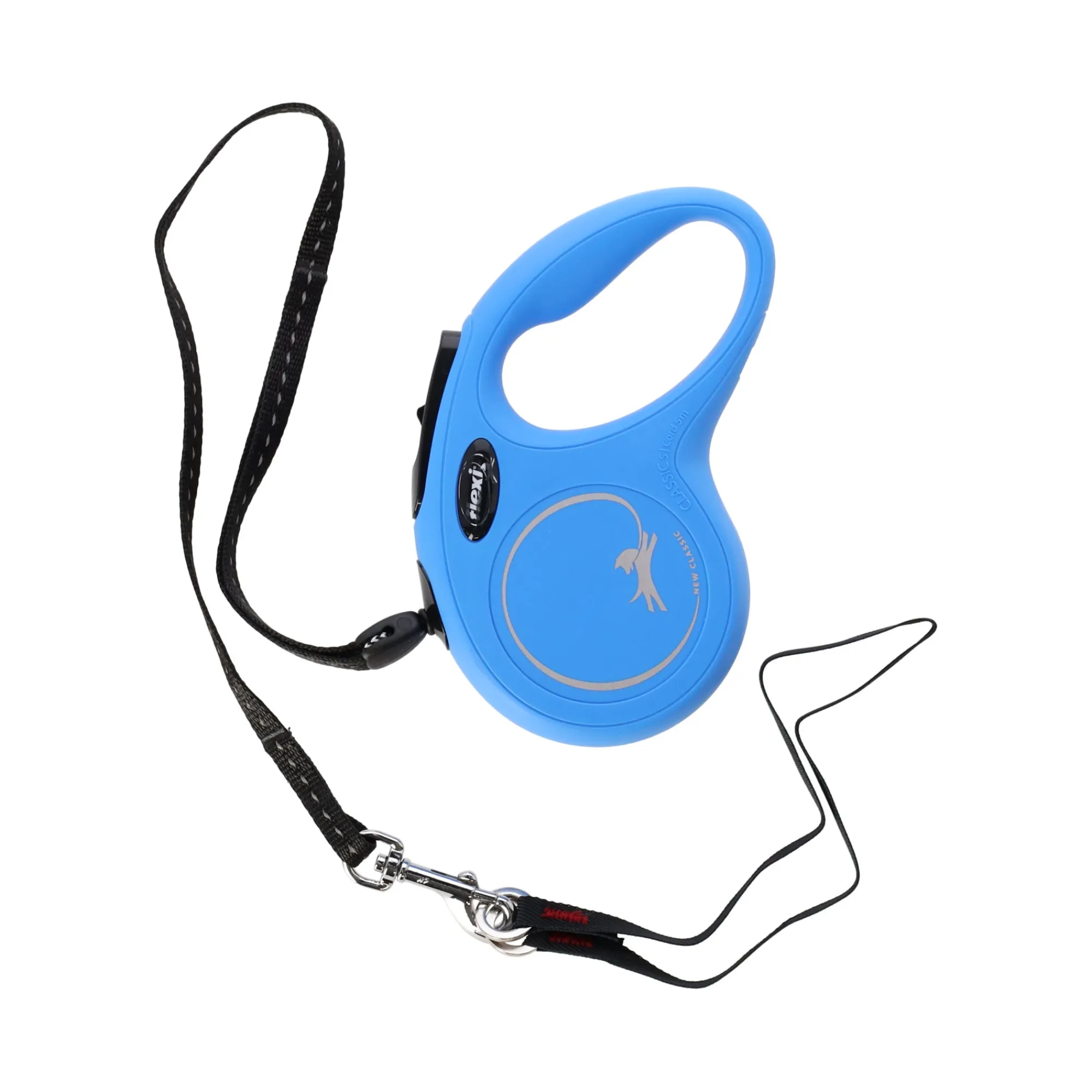 Flexi Hondenriem>Rollijn classic cord S 5m blauw