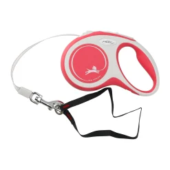 Flexi Hondenriem>Rollijn comfort tape S 5M rood
