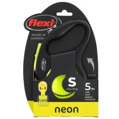 Flexi Hondenriem>Rollijn tape S 5m neon