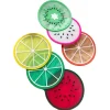 Natural Collections Koken & Tafelen>Ronde onderzetter 16 cm fruit, 6 assorti