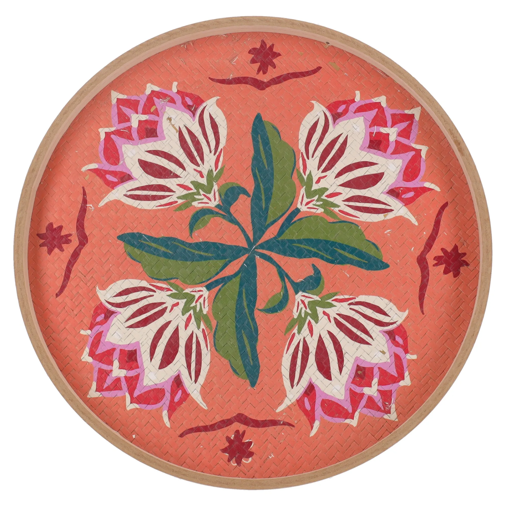 Koken & Tafelen|Woondecoratie>Rotan dienblad 35 cm diverse uitvoeringen