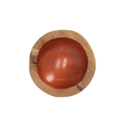 Natural Collections Koken & Tafelen|Woondecoratie>Schaal teak 18 x 5 cm copper