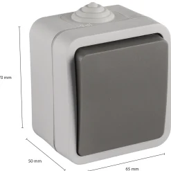 Q-link Schakelmateriaal>Schakelaar wissel IP54 opbouw QL