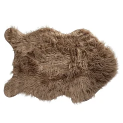 O'malley Woondecoratie>Schapenvel deco 60 x 90 cm taupe