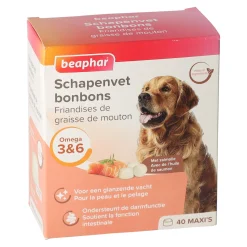 Beaphar Hondensnacks>Schapenvet bonbons zalm